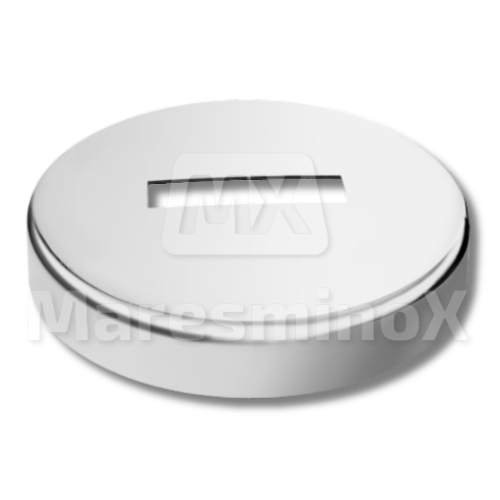 Accesorios barandillas inoxidable Embellecedor cilíndrico para tubo rectangular inoxidable