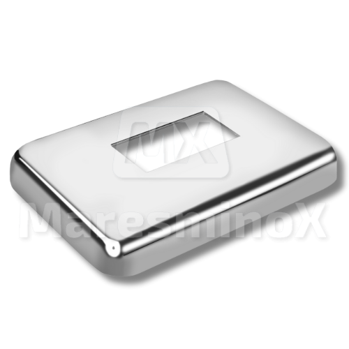 Accesorios barandillas inoxidable Embellecedor tapa rectangular inoxidable