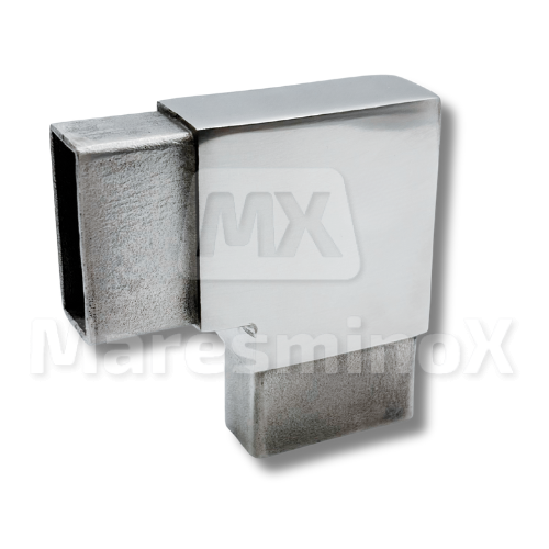 Venta online Conector esquina para tubo rectangular inoxidable accesorios barandillas