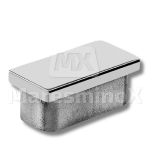 Accesorios barandillas inoxidable Tapón rectangular inoxidable