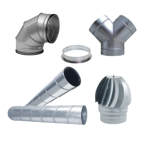 Tubo helicoidal y accesorios