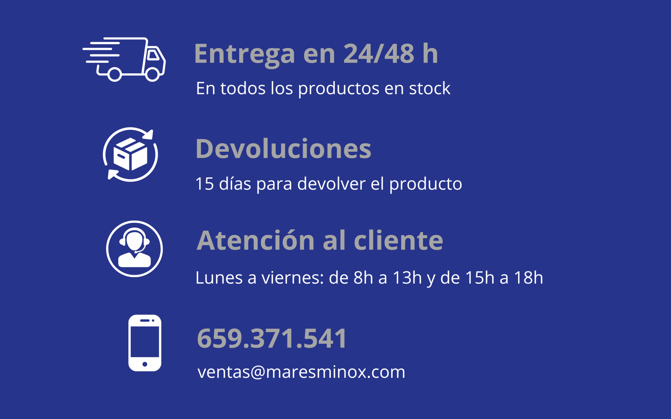 CONDICIONES COMPRA ONLINE MARESMINOX